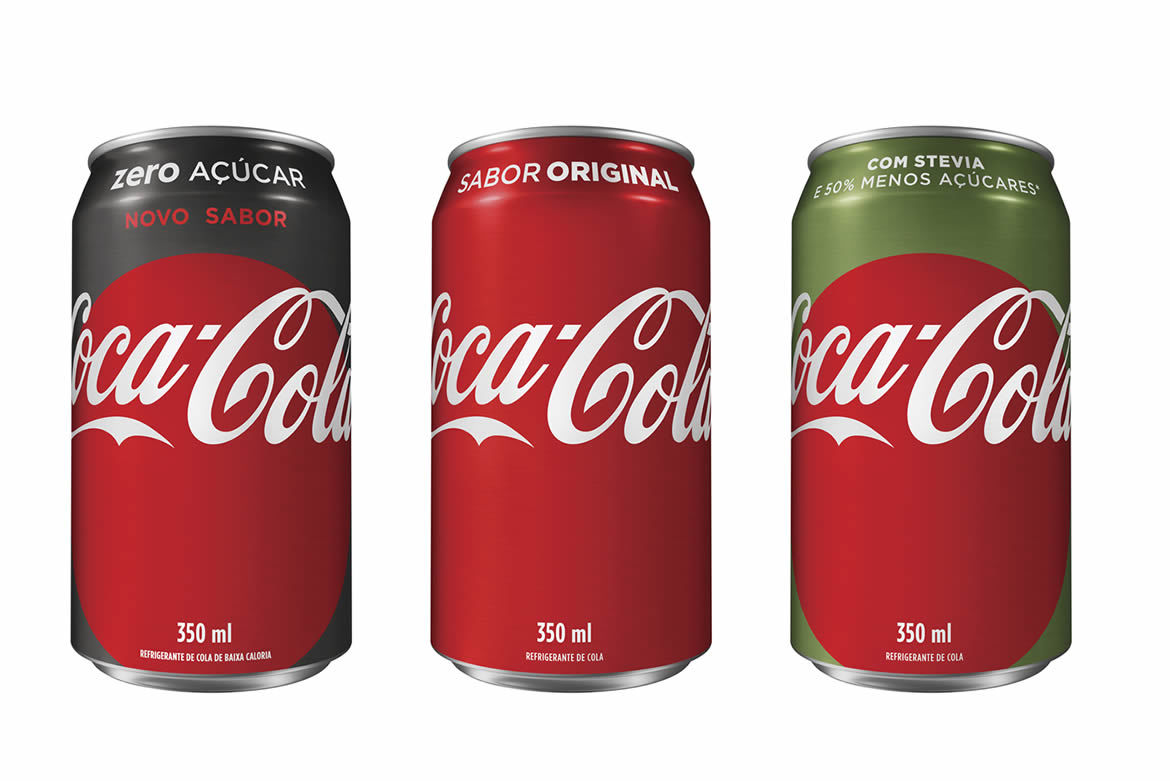 Coca-Cola, Coca Zero e Stevia: Quais as diferenças nas versões?