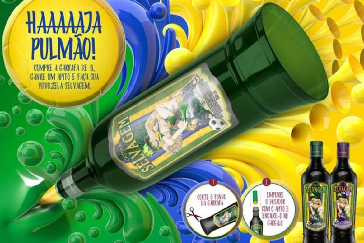 Para Copa, Catuaba lança “Vuvuzela Selvagem”