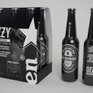 Heineken lança garrafa preta para homenagear Ozzy Osbourne.