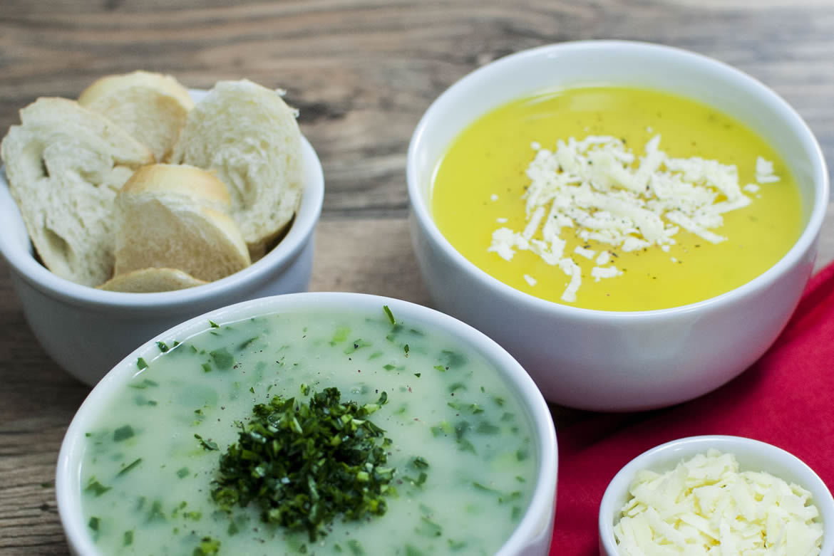 Combinado com caldo cortesia em A Fantástica Torta da Maria