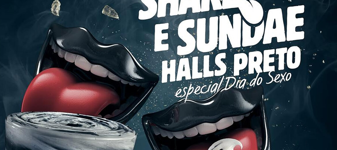Burger King lança shake e sundae de Halls preto para comemorar Dia do Sexo