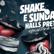 Burger King lança shake e sundae de Halls preto para comemorar Dia do Sexo